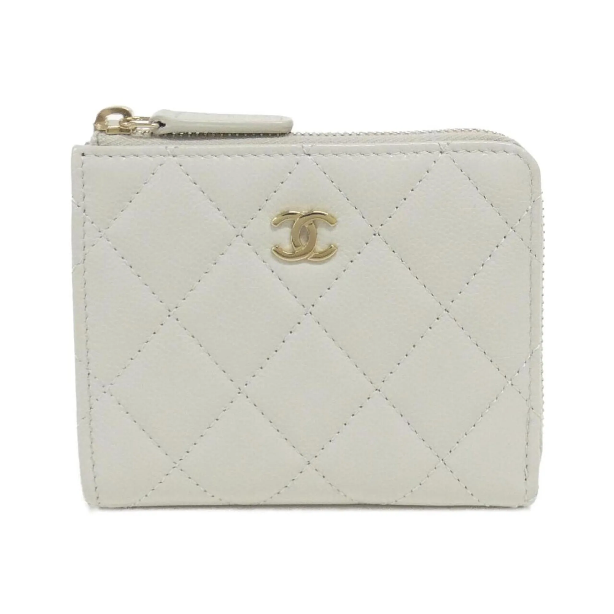 Chanel  Grained Calfskin Wallet (Bi-Fold) (Pre-Owned)