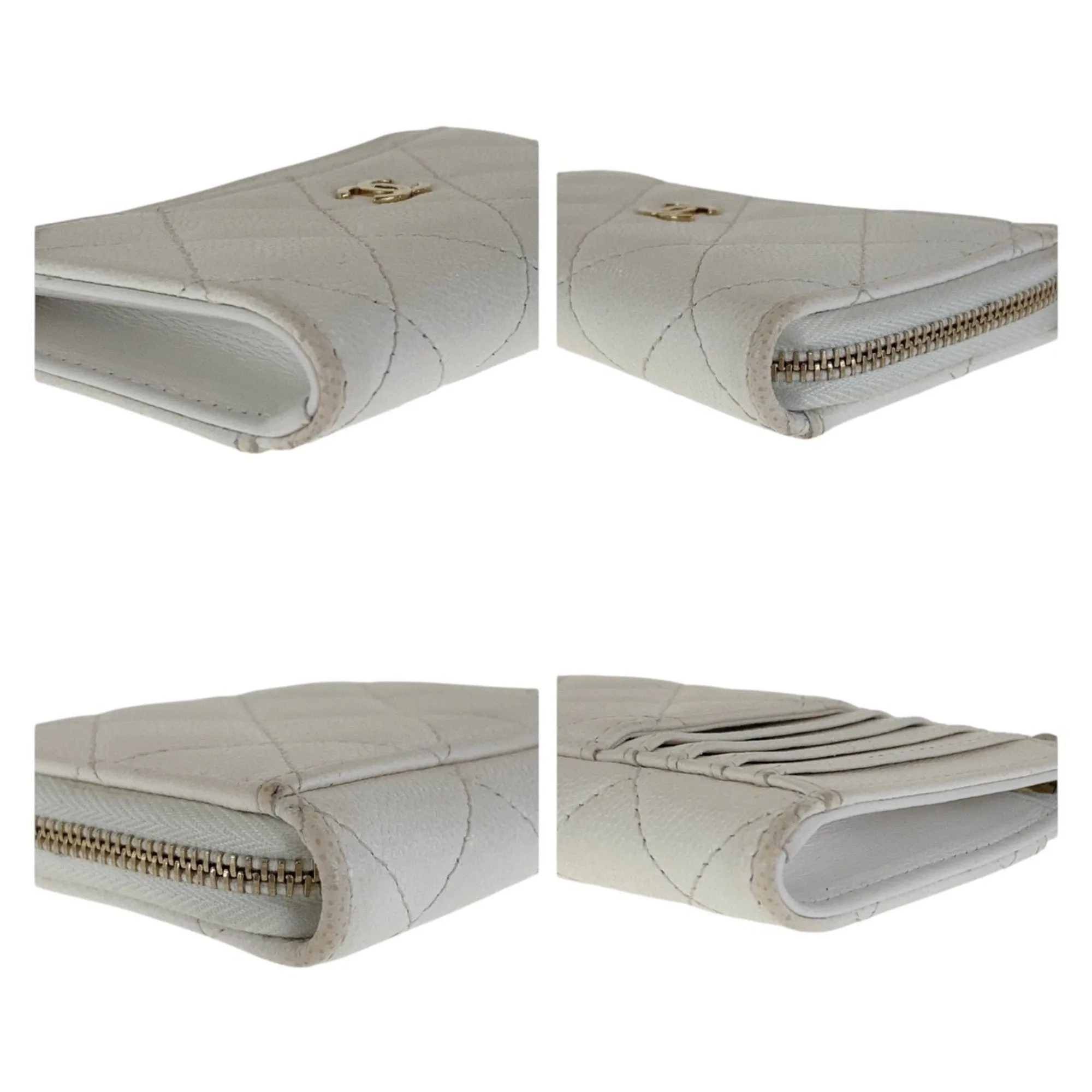 Chanel Grained Calfskin Wallet (Bi-Fold) (Pre-Owned)
