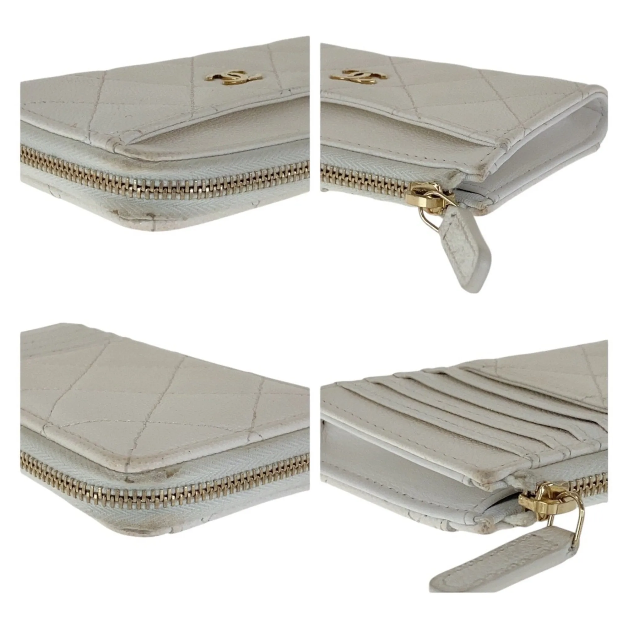 Chanel Grained Calfskin Wallet (Bi-Fold) (Pre-Owned)