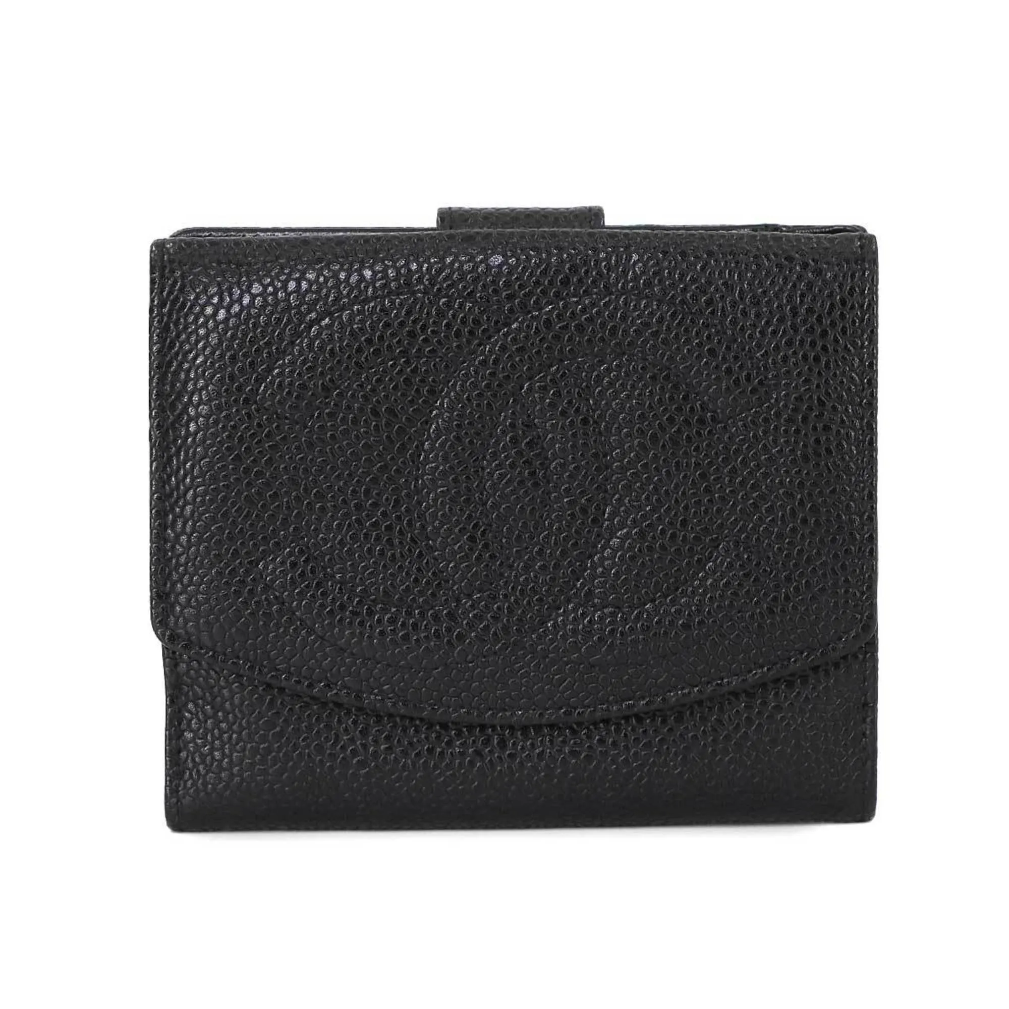 Chanel Grained Calfskin Wallet (Bi-Fold) (Pre-Owned)