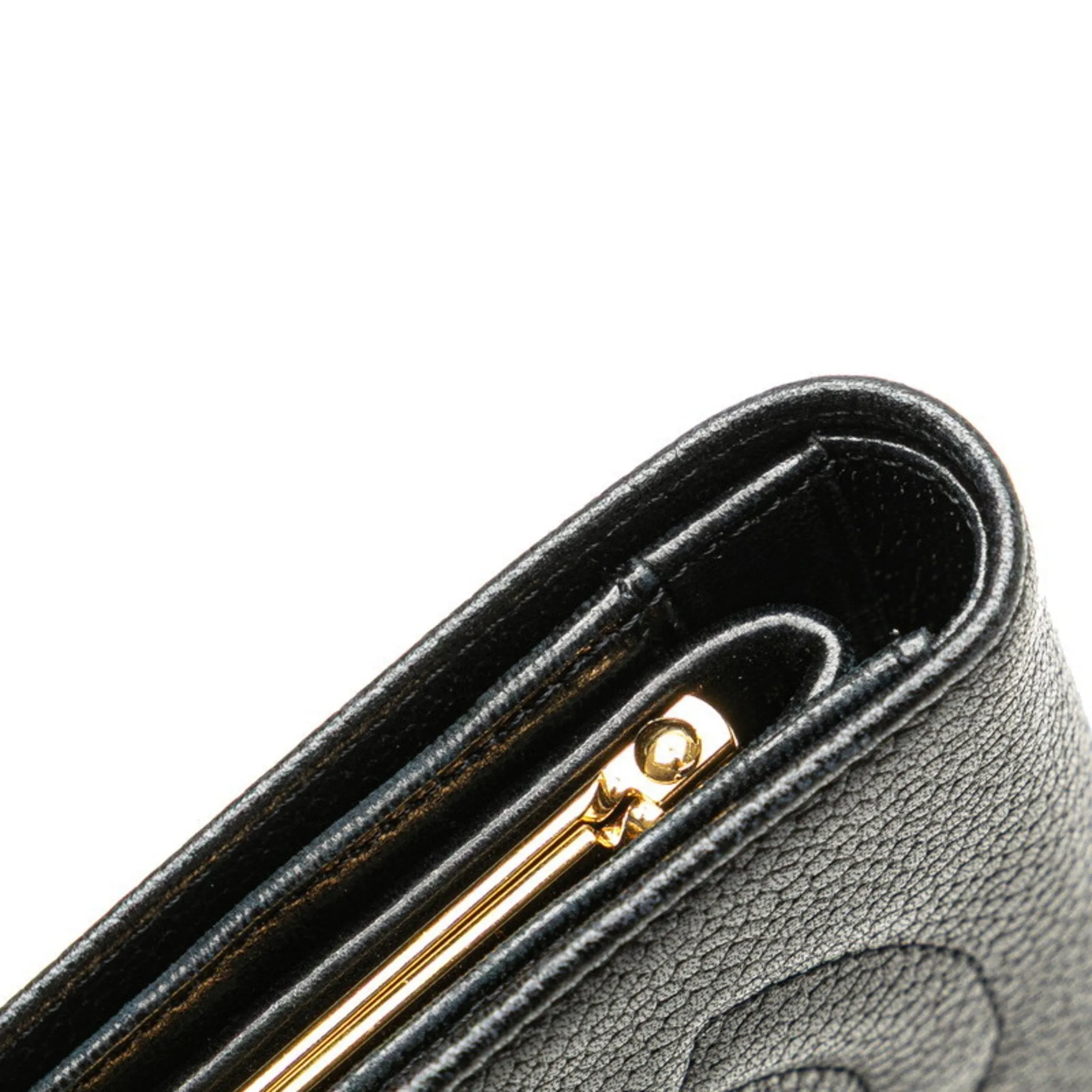 Chanel Grained Calfskin Wallet (Bi-Fold) (Pre-Owned)