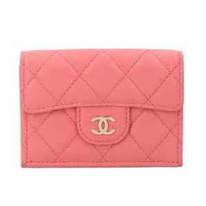 Chanel Grained Calfskin Wallet (Tri-Fold) (Pre-Owned)