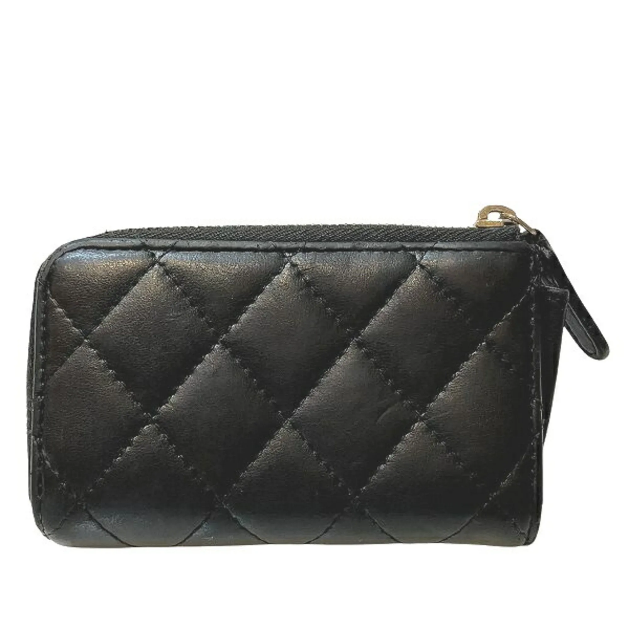 Chanel Leather Coin Purse/Coin Case (Pre-Owned)