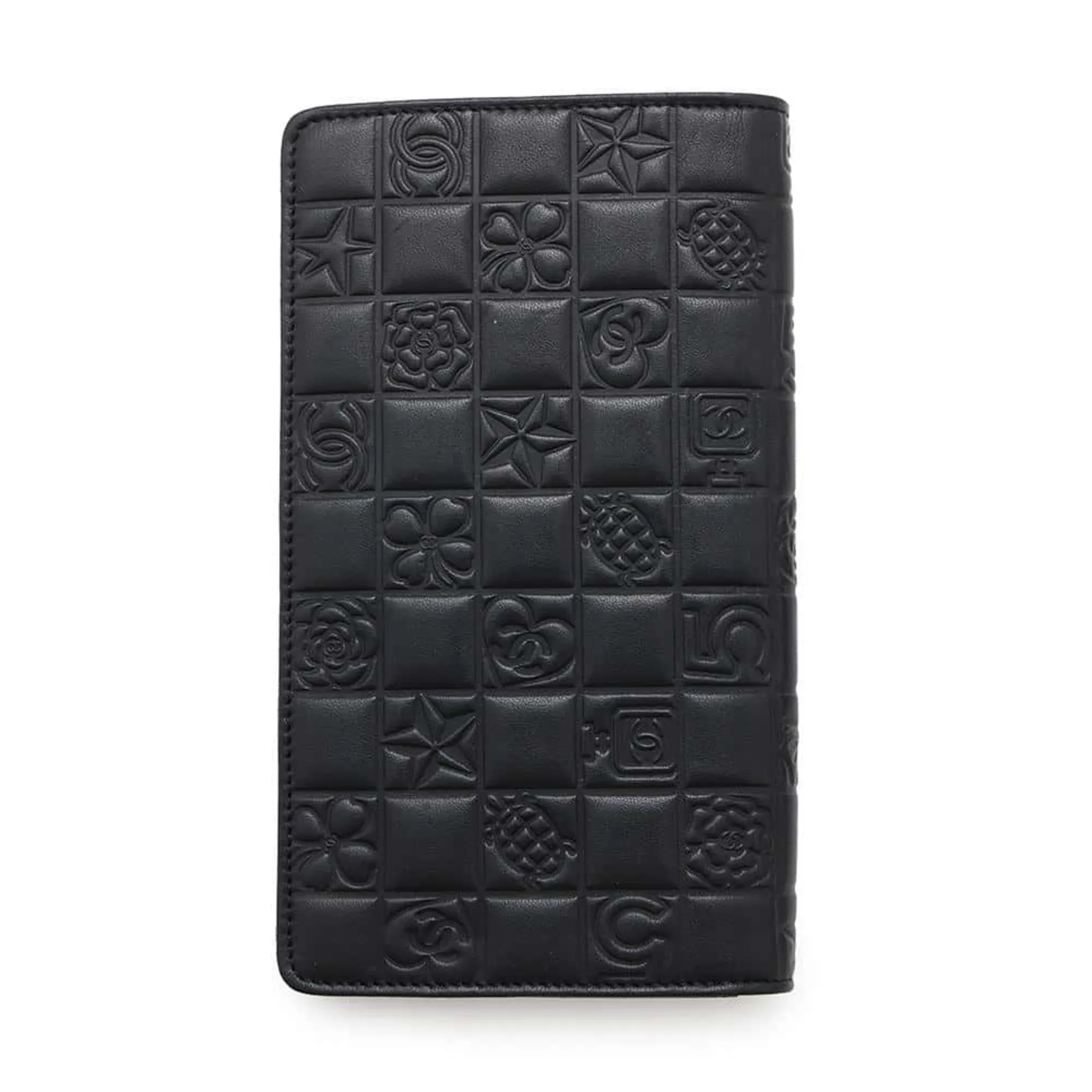 Chanel Leather Long Wallet (Bi-Fold) (Pre-Owned)