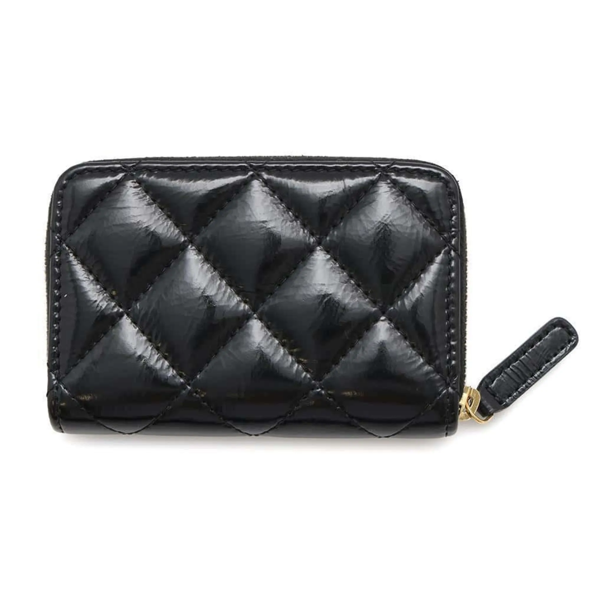 Chanel Leather Long Wallet (Bi-Fold) (Pre-Owned)