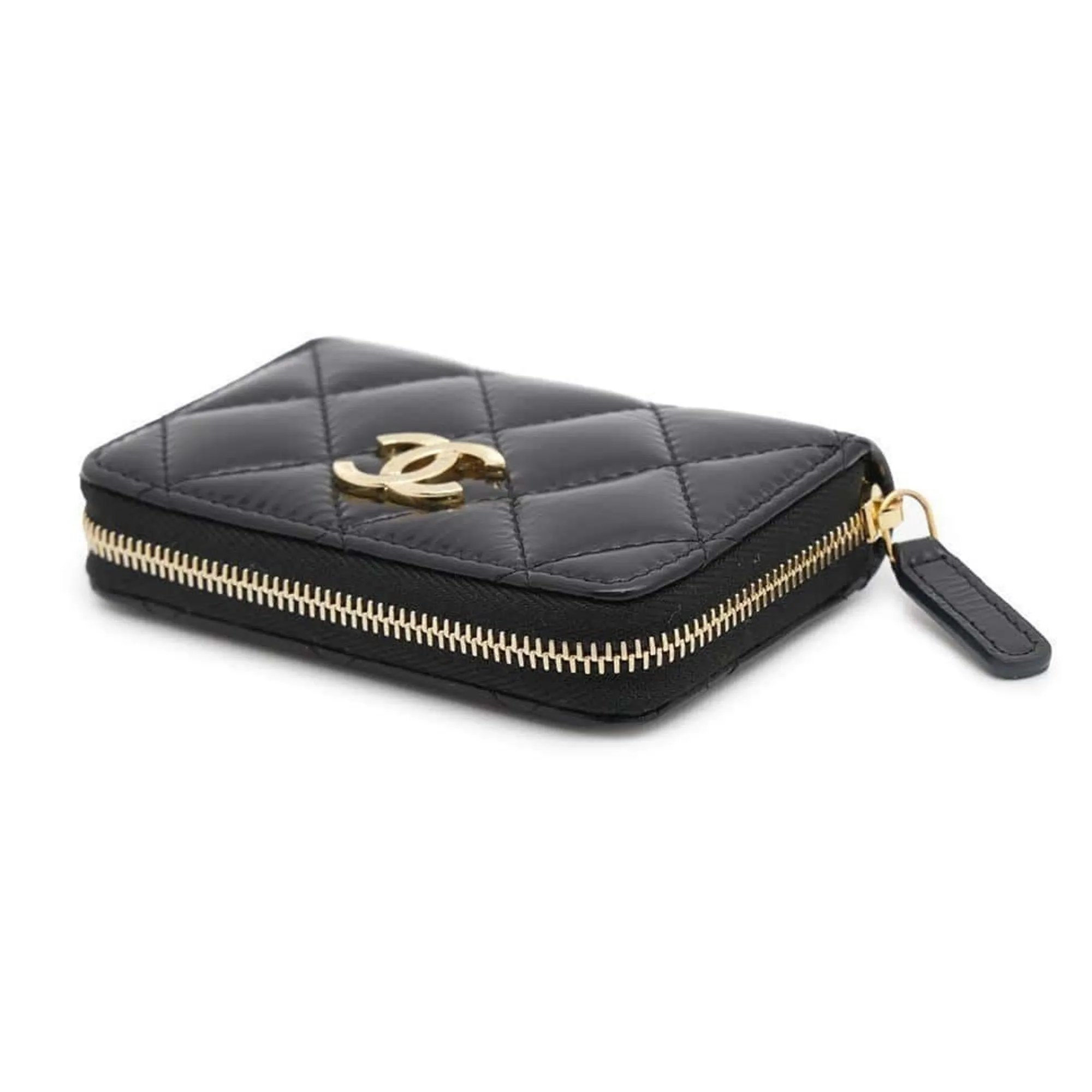 Chanel Leather Long Wallet (Bi-Fold) (Pre-Owned)