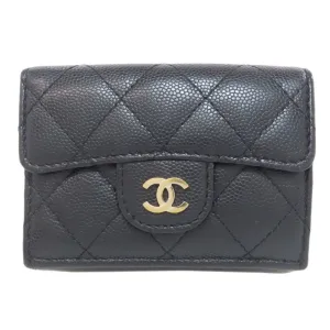 Chanel Leather Wallet (Tri-Fold) (Pre-Owned)