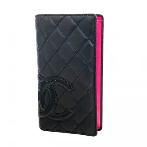 Chanel Patent Leather Leather Long Wallet (Bi-Fold) (Pre-Owned)