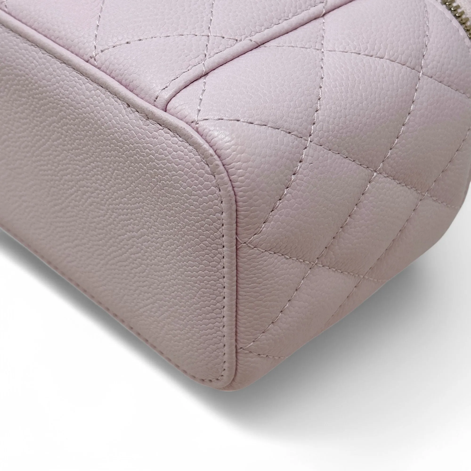 Chanel Pink Small Vanity With Chain