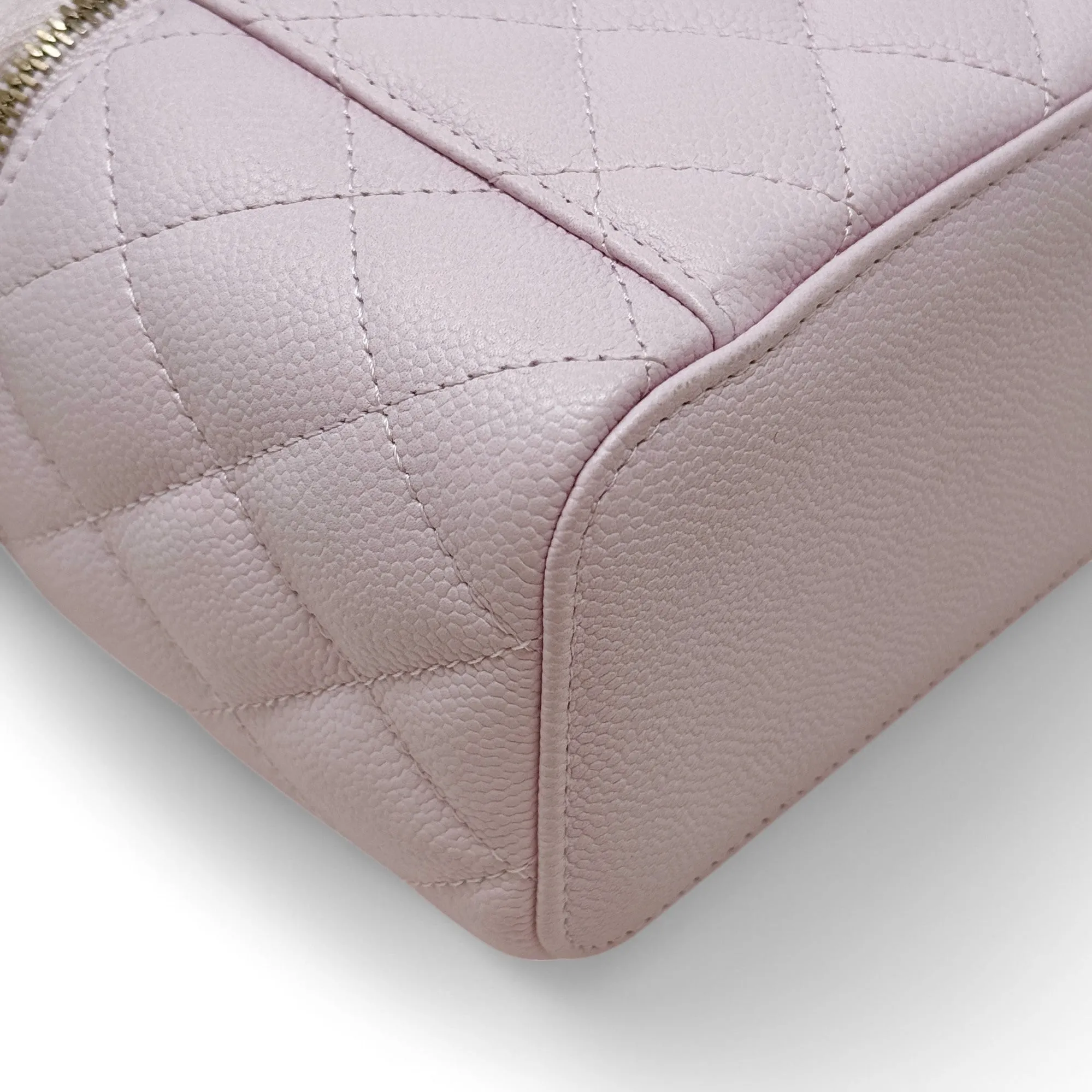 Chanel Pink Small Vanity With Chain