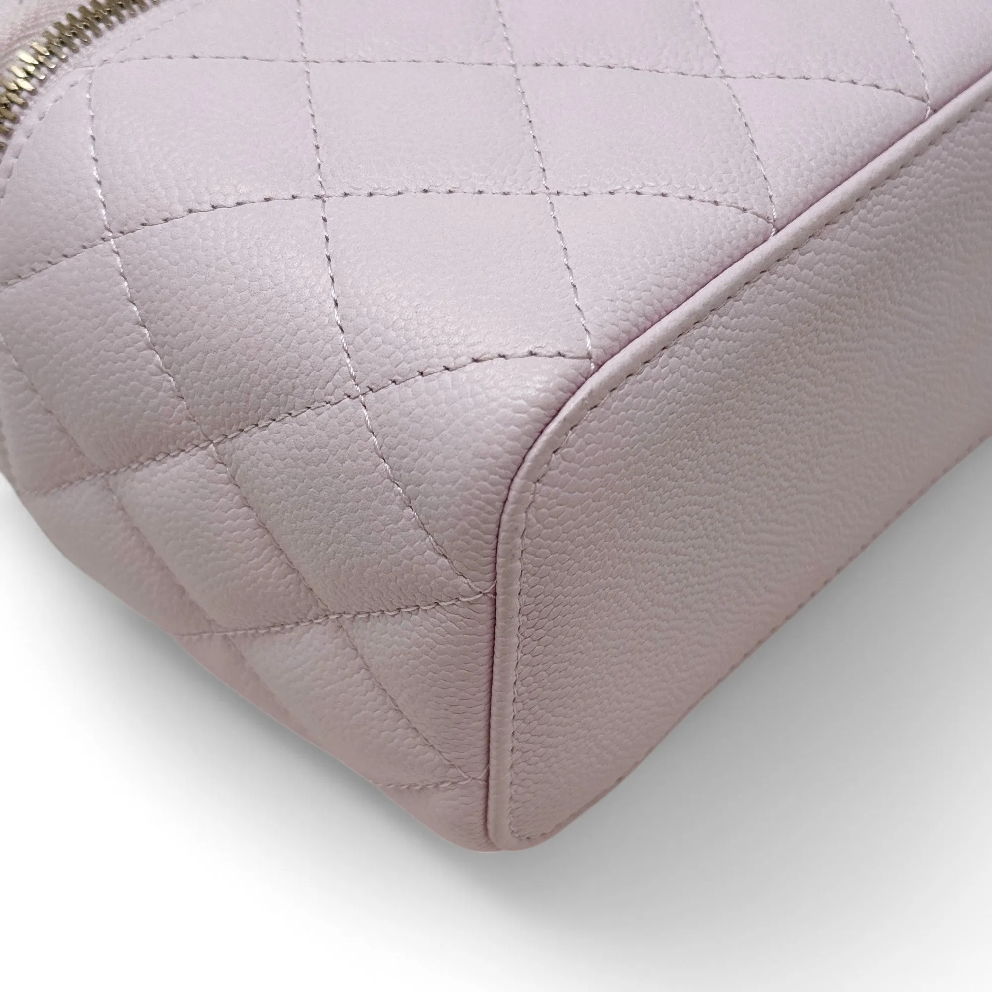 Chanel Pink Small Vanity With Chain