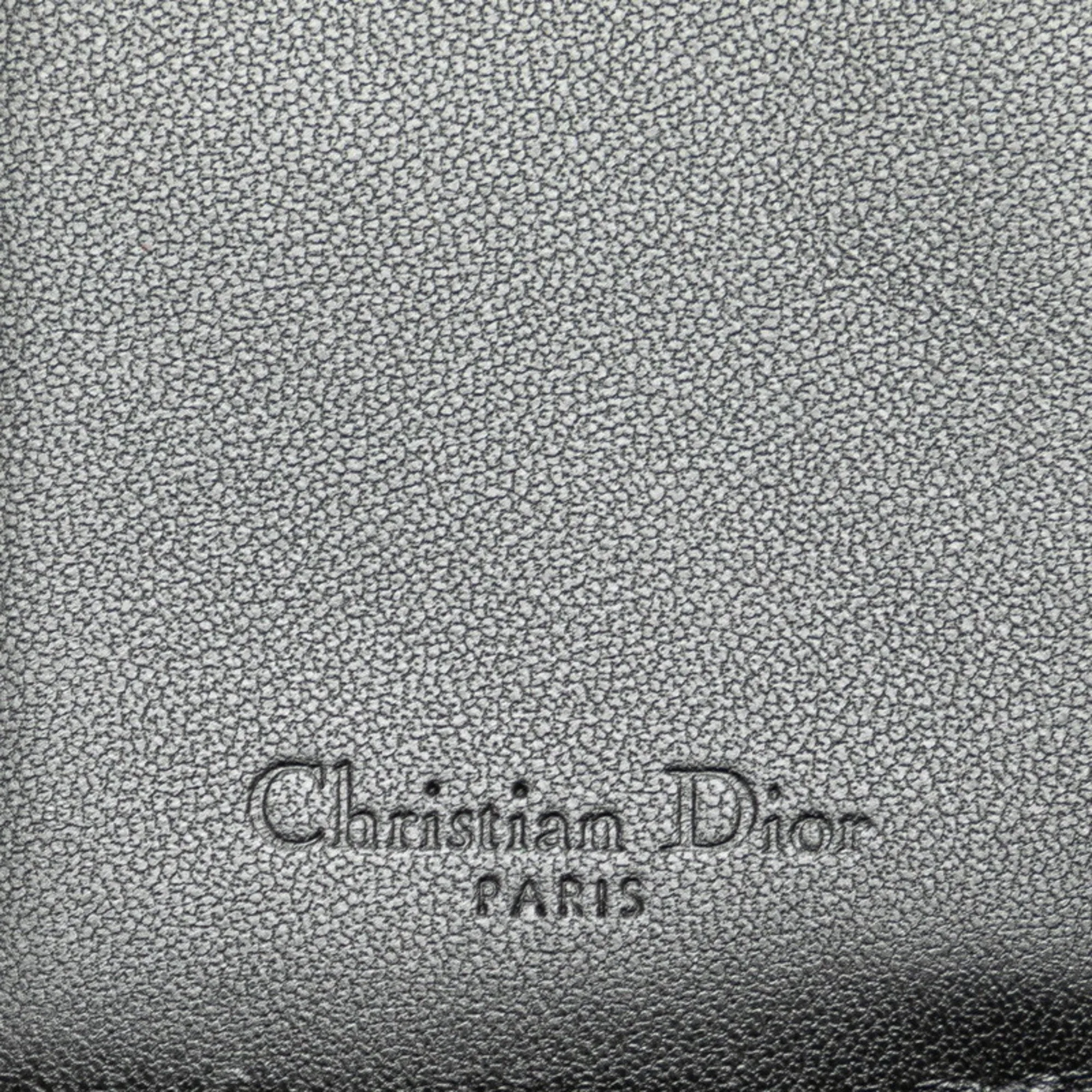 Christian Dior Leather Wallet (Tri-Fold) (Pre-Owned)