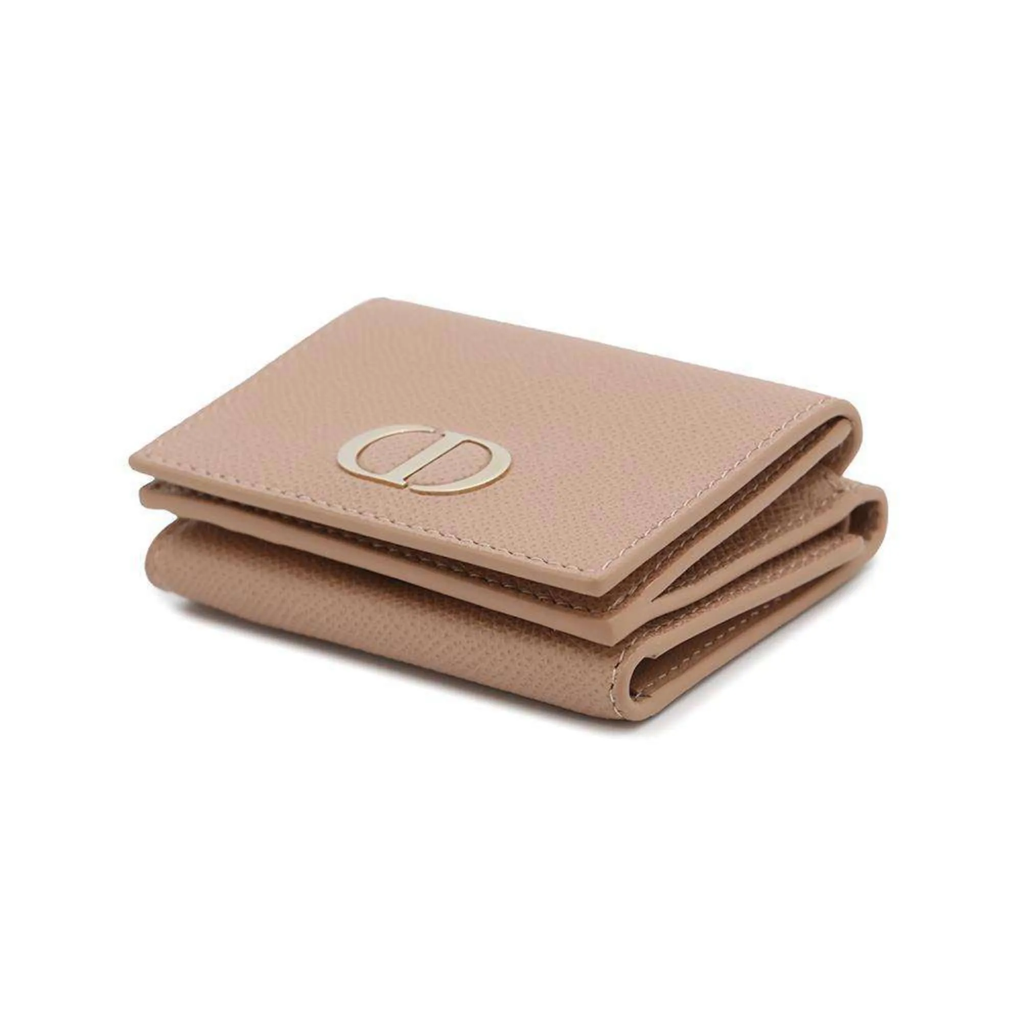 Christian Dior Leather Wallet (Tri-Fold) (Pre-Owned)