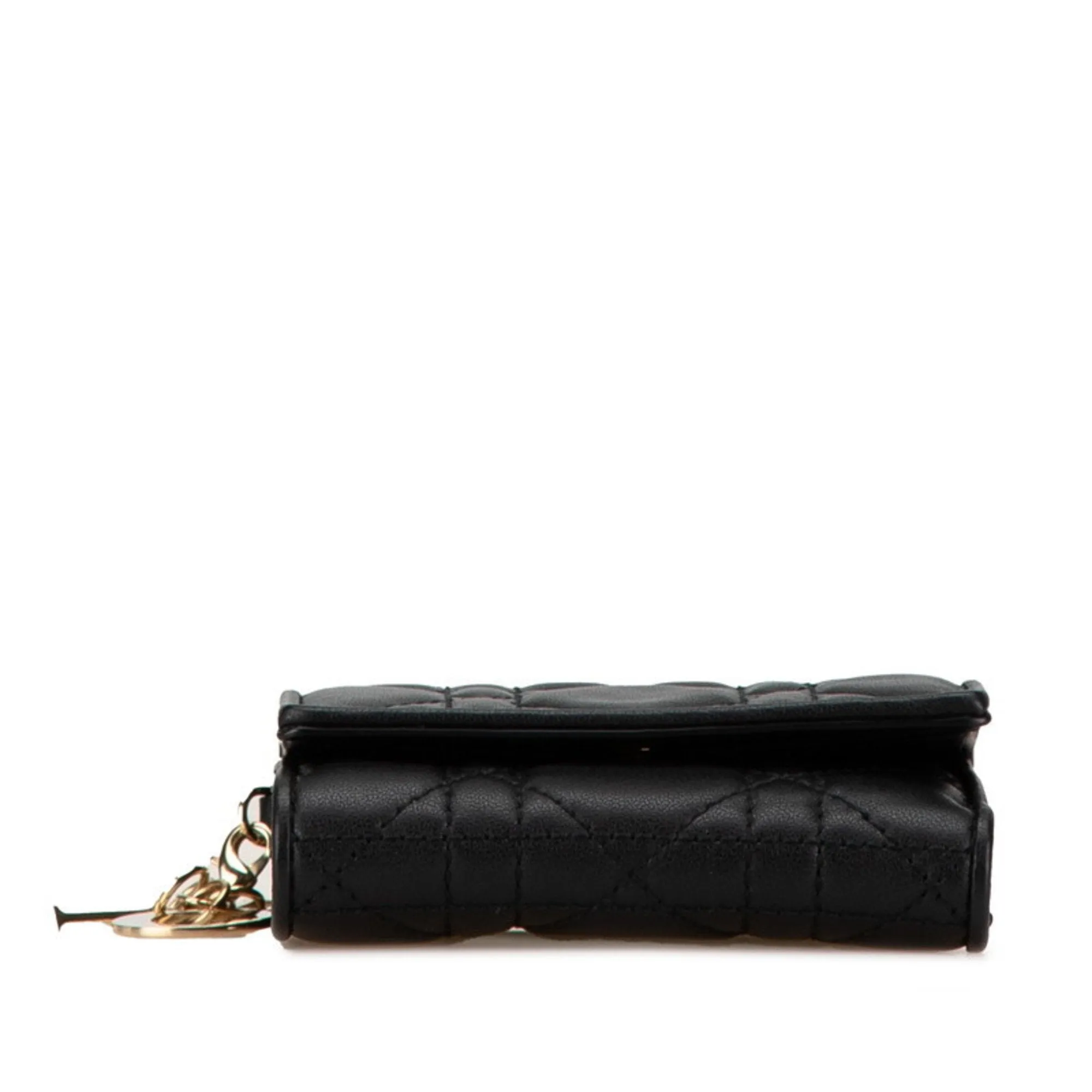 Christian Dior Leather Wallet (Tri-Fold) (Pre-Owned)