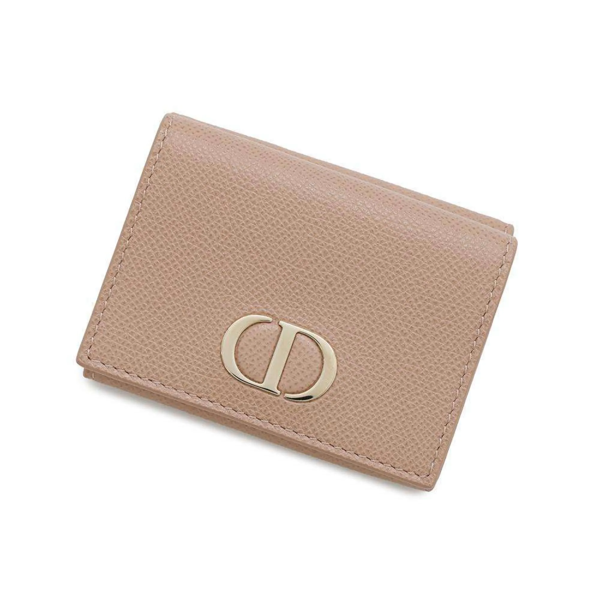 Christian Dior Leather Wallet (Tri-Fold) (Pre-Owned)