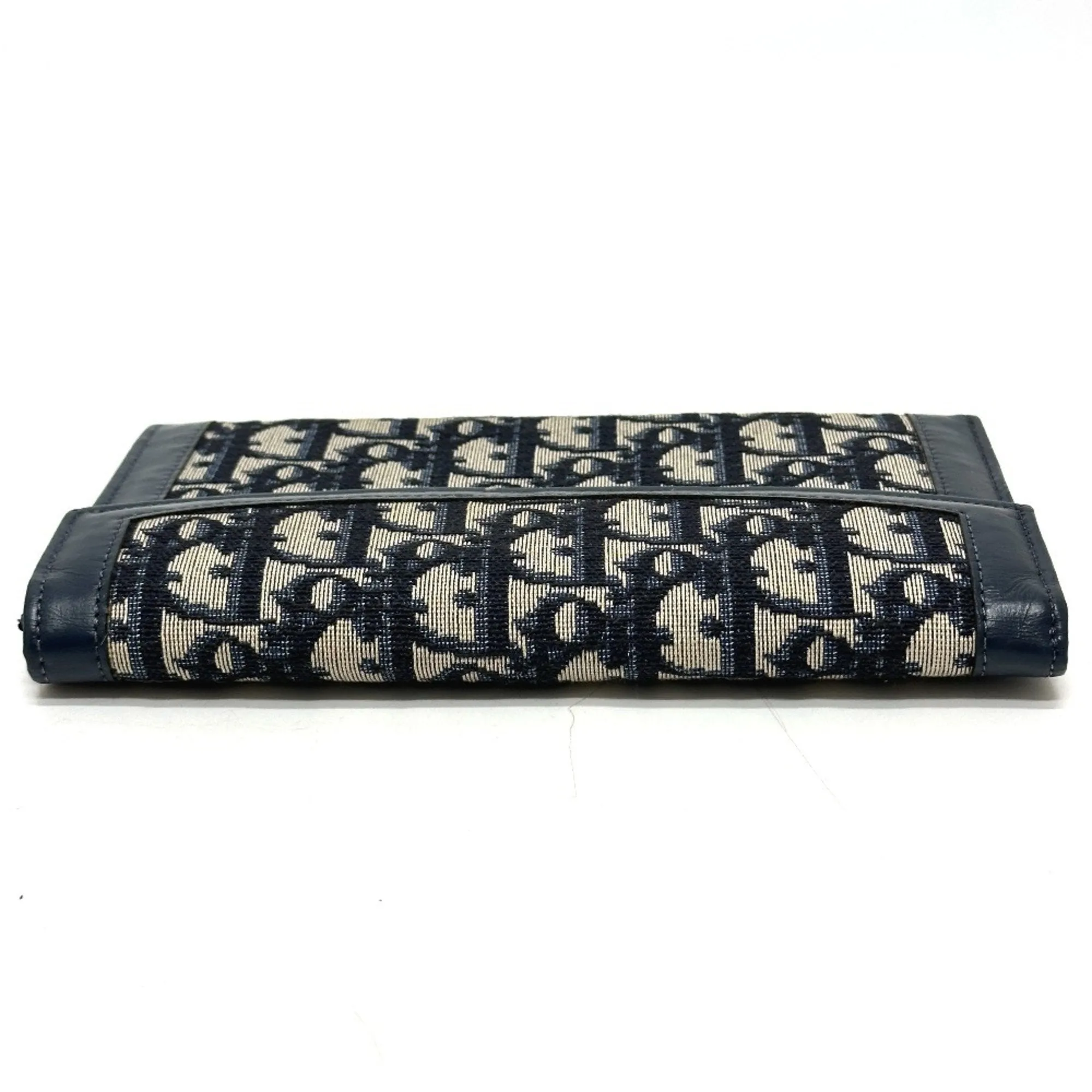 Christian Dior Trotter Jacquard Long Wallet (Bi-Fold) (Pre-Owned)