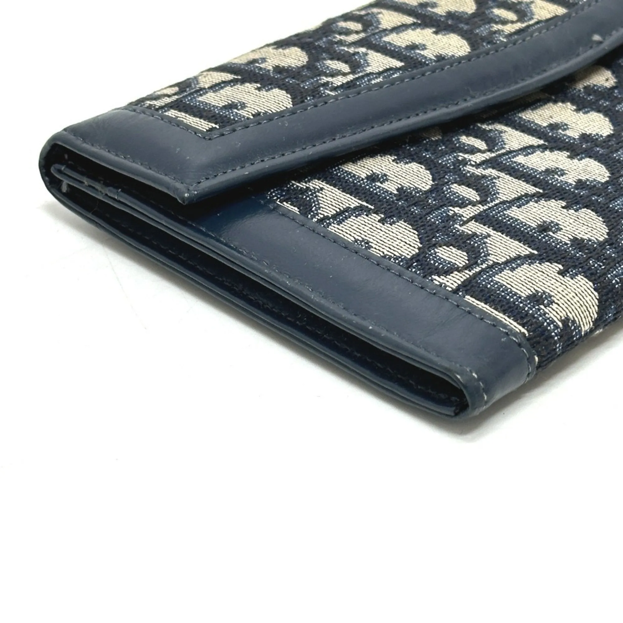 Christian Dior Trotter Jacquard Long Wallet (Bi-Fold) (Pre-Owned)
