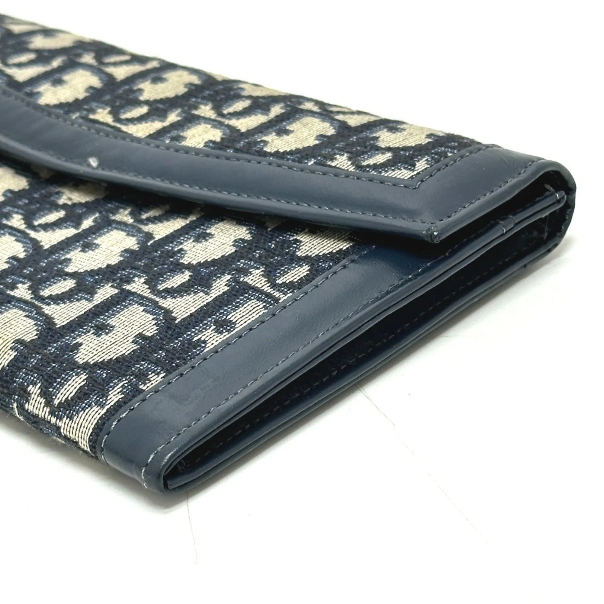 Christian Dior Trotter Jacquard Long Wallet (Bi-Fold) (Pre-Owned)