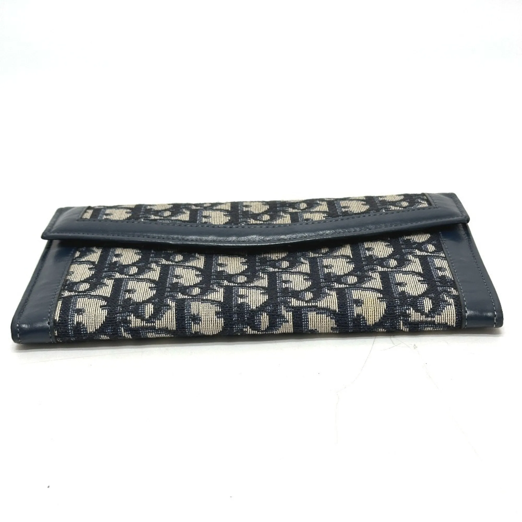 Christian Dior Trotter Jacquard Long Wallet (Bi-Fold) (Pre-Owned)
