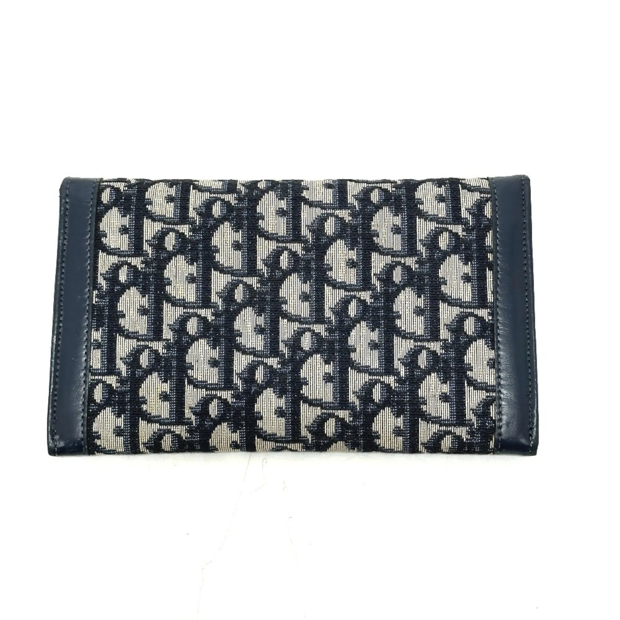 Christian Dior Trotter Jacquard Long Wallet (Bi-Fold) (Pre-Owned)
