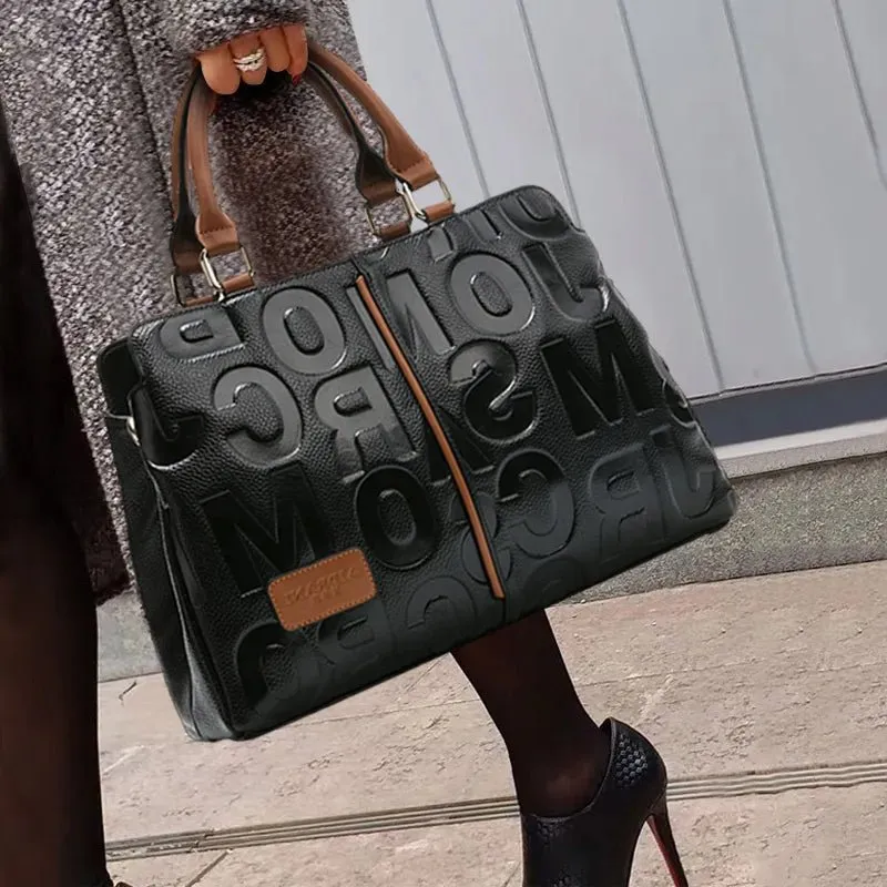 Classic Charm: Genuine Leather Tote for Women's Luxury Fashion