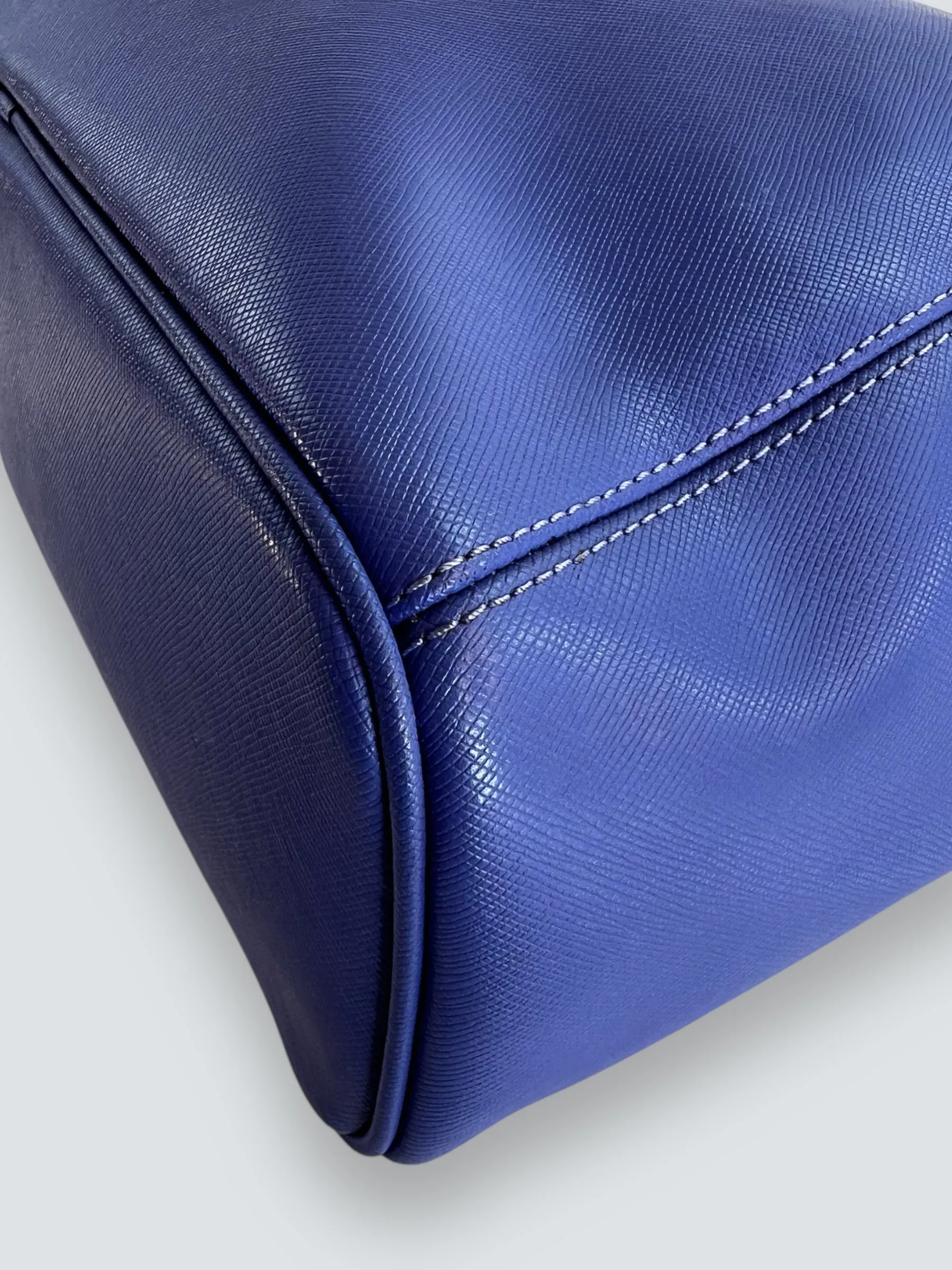 Coach Blue Leather "Peyton" Large Tote