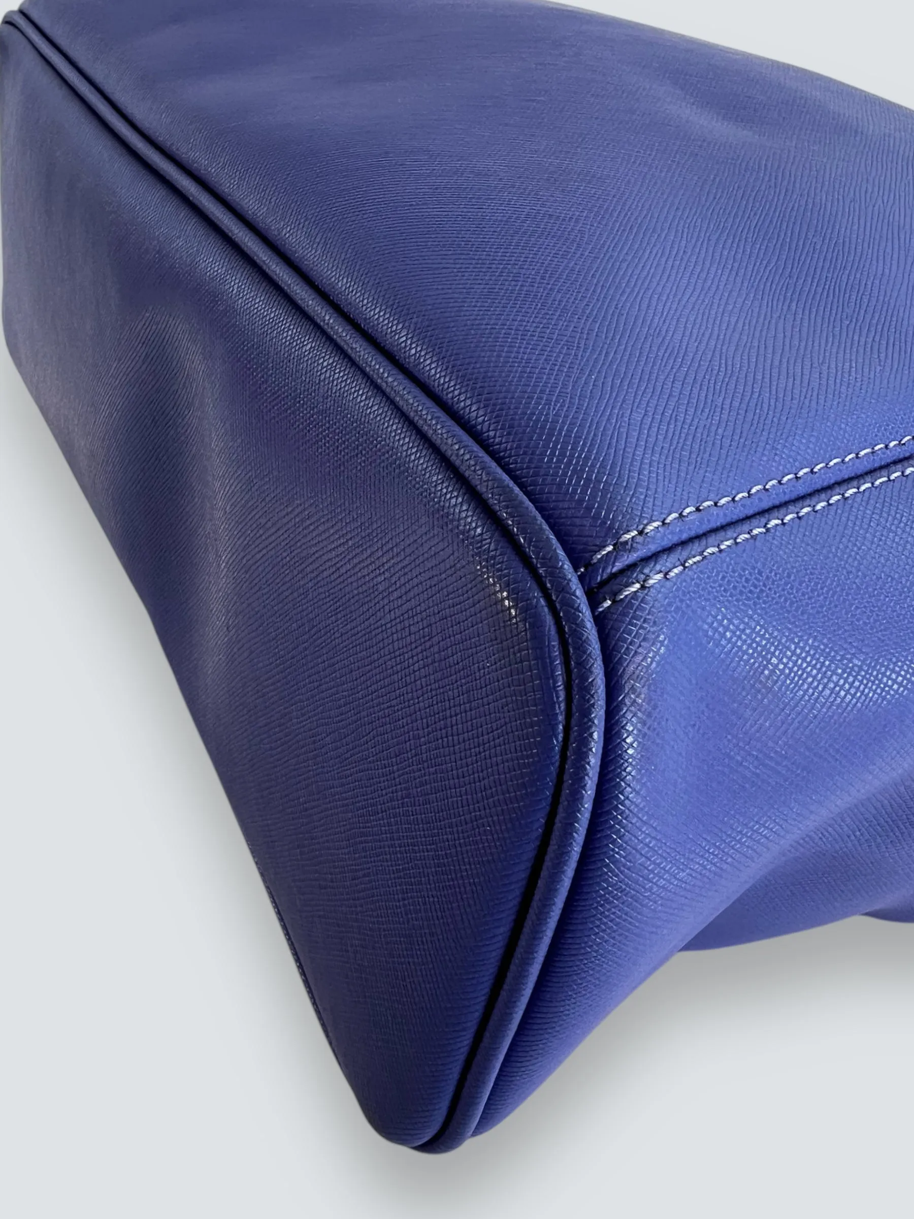 Coach Blue Leather "Peyton" Large Tote