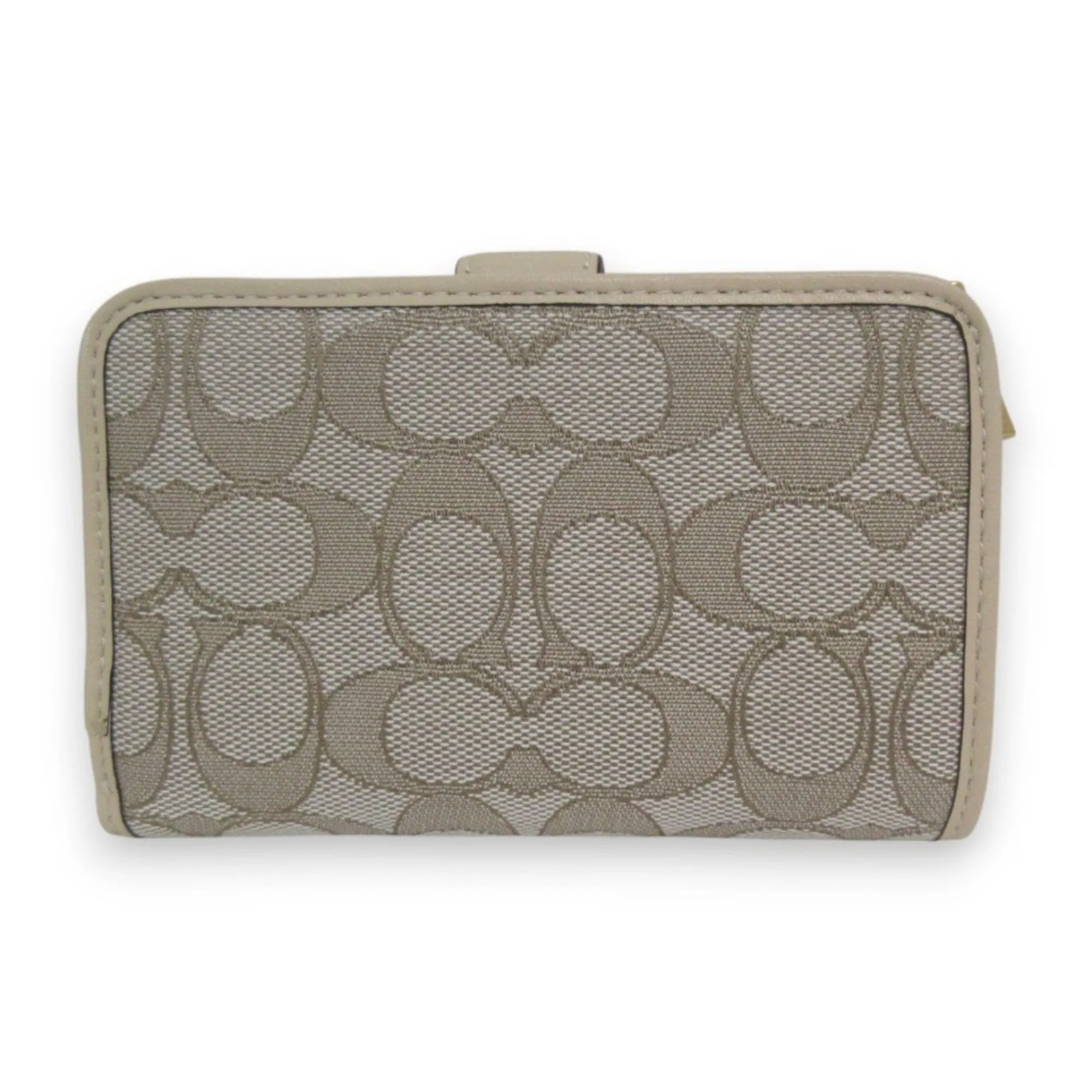 Coach Leather Signature Line Wallet (Bi-Fold) (Pre-Owned)