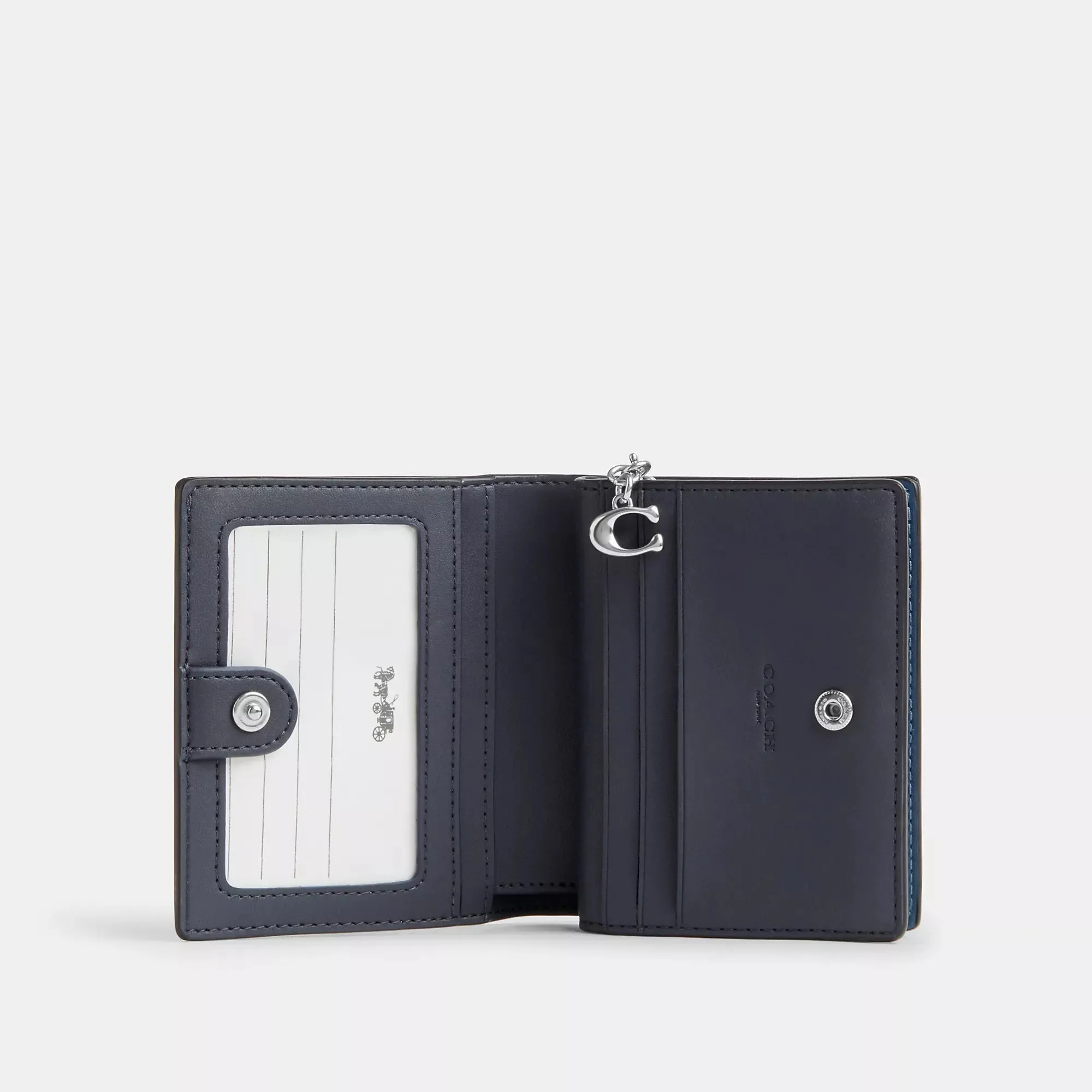 Coach Outlet Snap Wallet In Signature Canvas