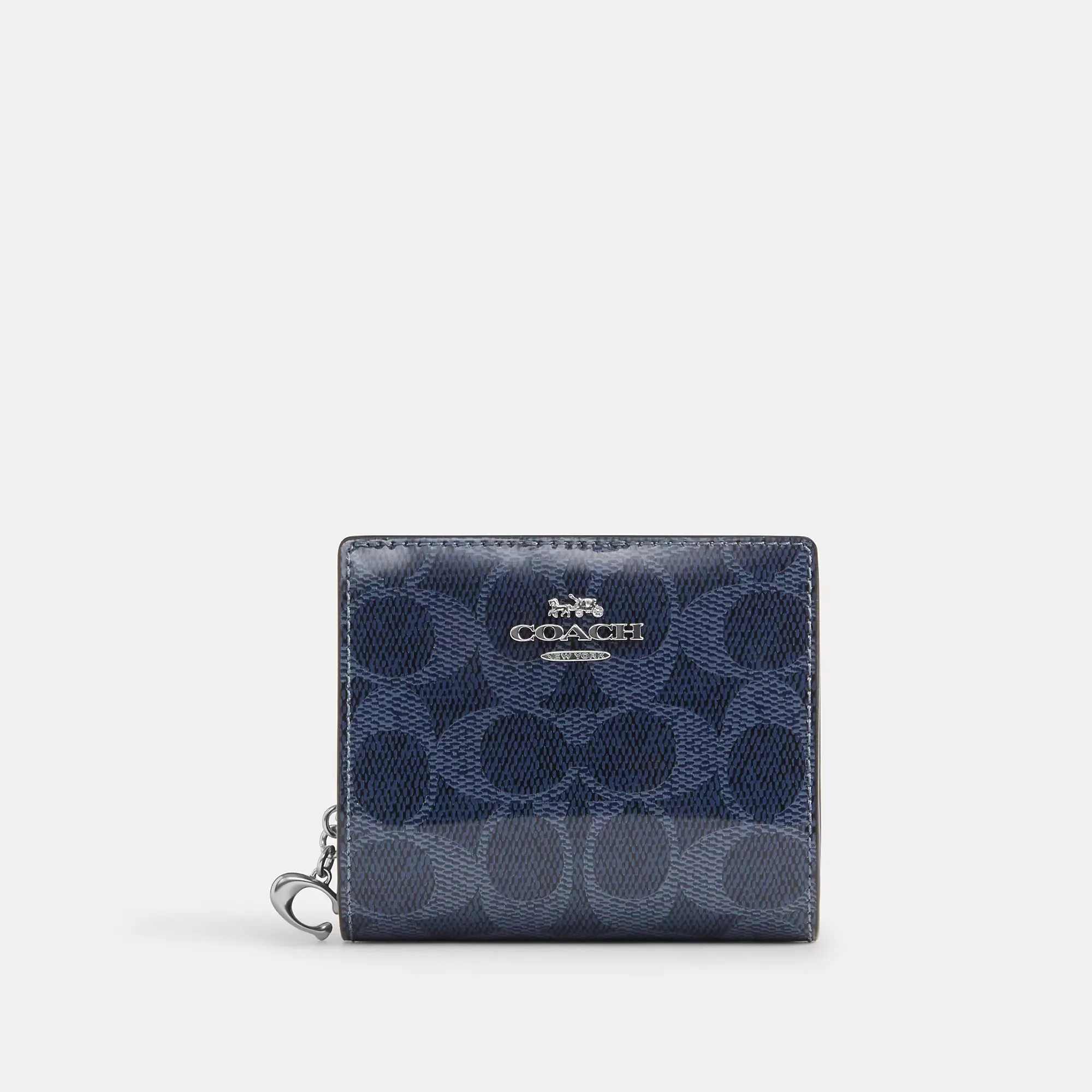 Coach Outlet Snap Wallet In Signature Canvas