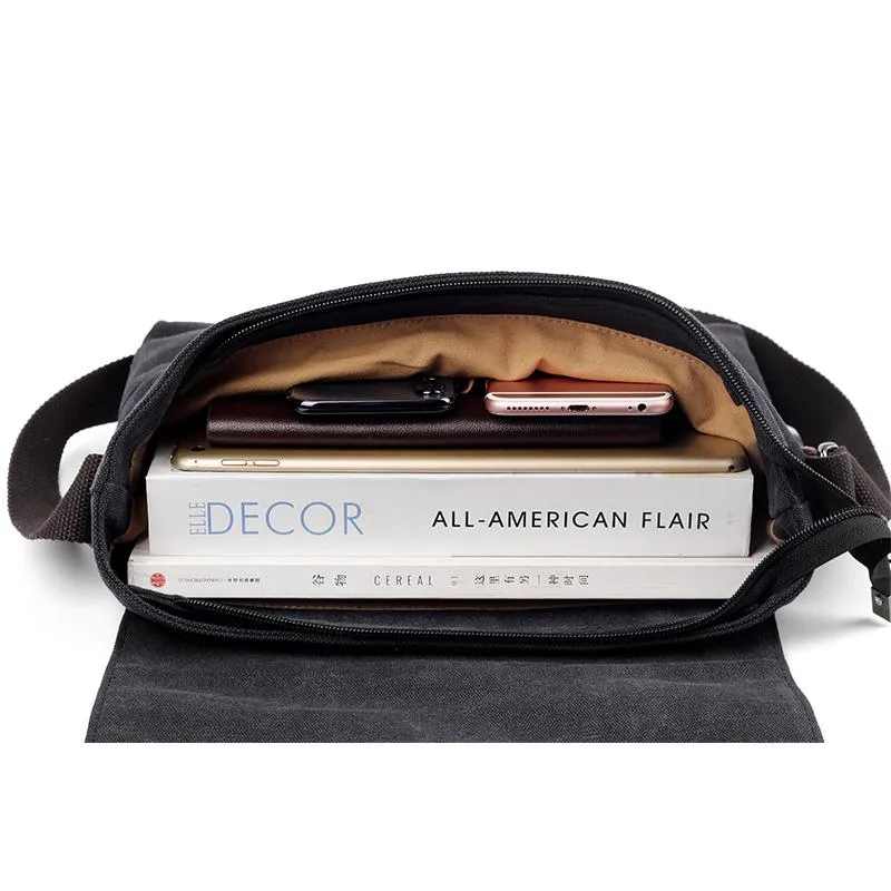 Cool Canvas Mens 11???? 13???? Mac Pro Air Side Bag Shoulder Bag Messenger Bag for Men