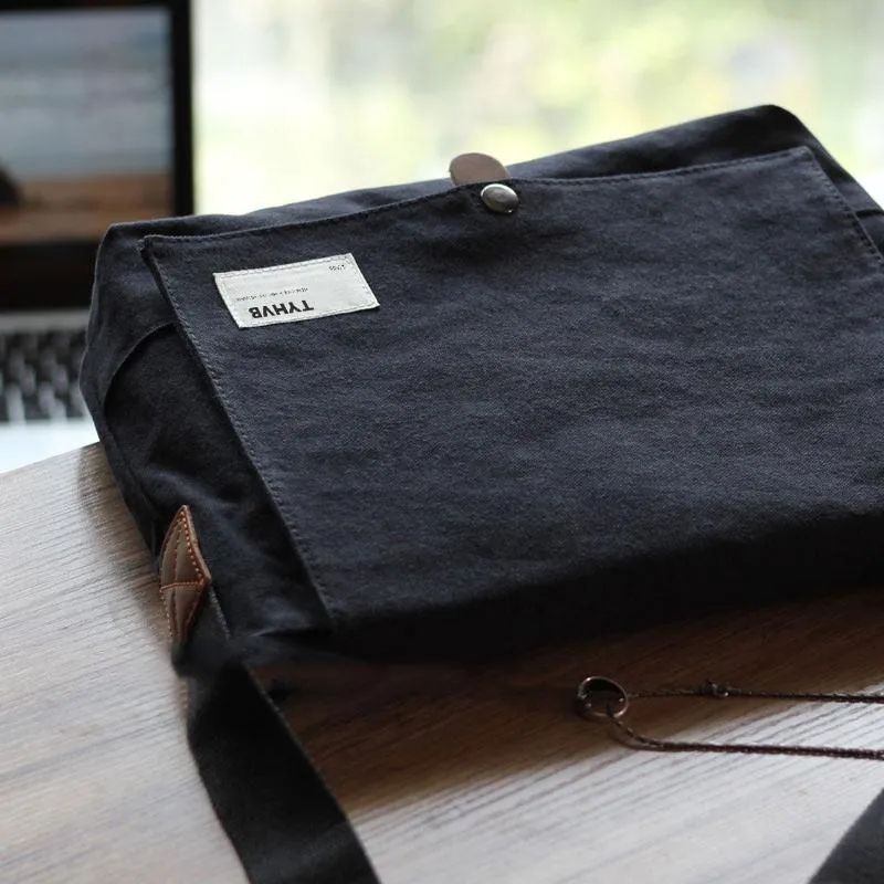 Cool Canvas Mens 11???? 13???? Mac Pro Air Side Bag Shoulder Bag Messenger Bag for Men