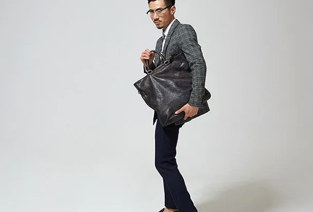 Cool leather men messenger bag fashion  shoulder laptop bag work bag