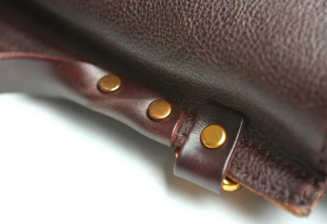 Cool Leather Mens Briefcase Messenger Bag Handbag Shoulder Bag for men