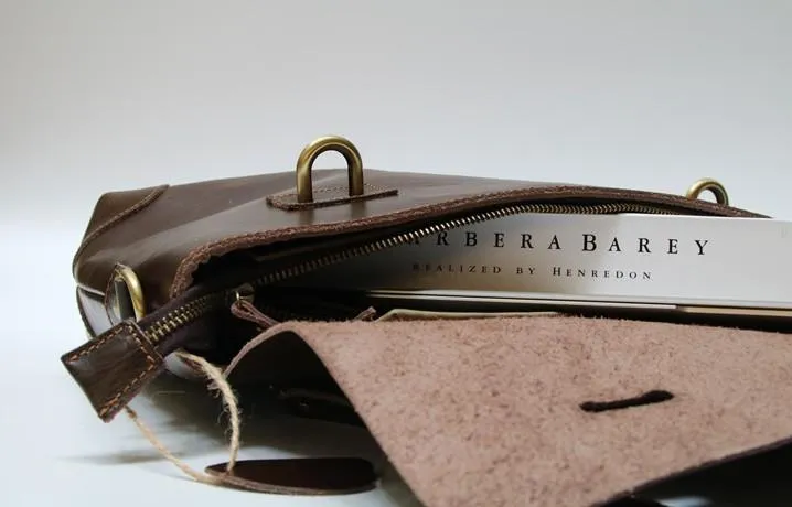 Cool Leather Mens Briefcase Messenger Bags Handbag Shoulder Bag for men