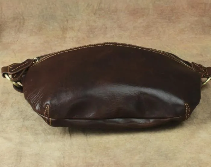 Cool LEATHER MENS FANNY PACK FOR MEN BUMBAG Vintage WAIST BAG for Men