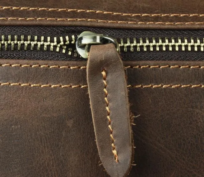 Cool LEATHER MENS FANNY PACK FOR MEN BUMBAG Vintage WAIST BAG for Men