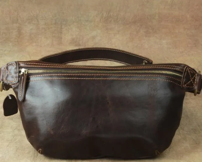 Cool LEATHER MENS FANNY PACK FOR MEN BUMBAG Vintage WAIST BAG for Men