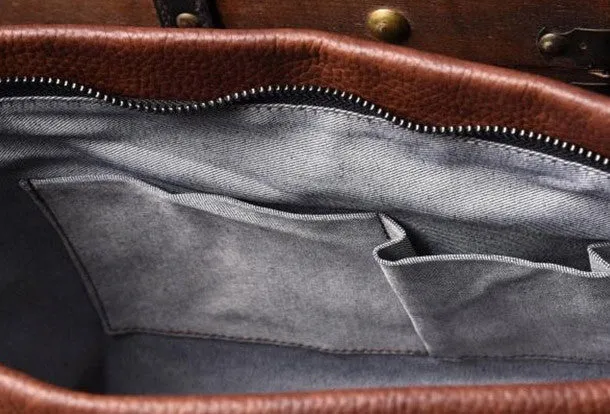 Cool leather mens messenger Bag Vintage Shoulder Laptop Bag for Men