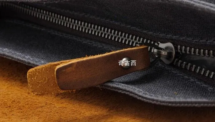 Cool Mens Waxed Canvas Leather Small Courier Bags Canvas Side Bags Messenger Bag for Men