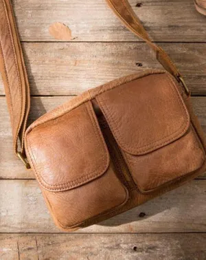 Cool Small Leather Mens Shoulder Bags Messengers Bag for Men
