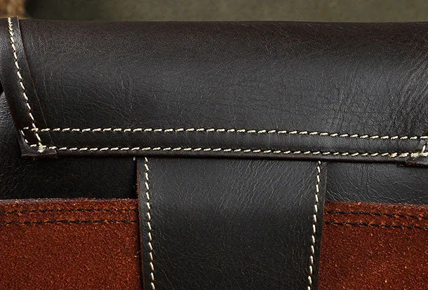 Cool Vintage Leather Belt Pouch Waist Bag Mini Side Bag Messenger Bag For Mens