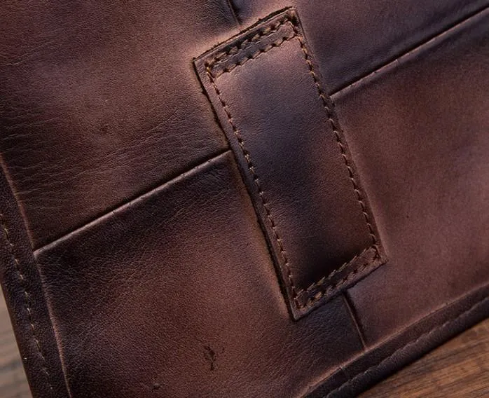 Cool Vintage Leather Mens Belt Pouch Waist Bag Drop Leg Bag Mini Shoulder Bag For Men