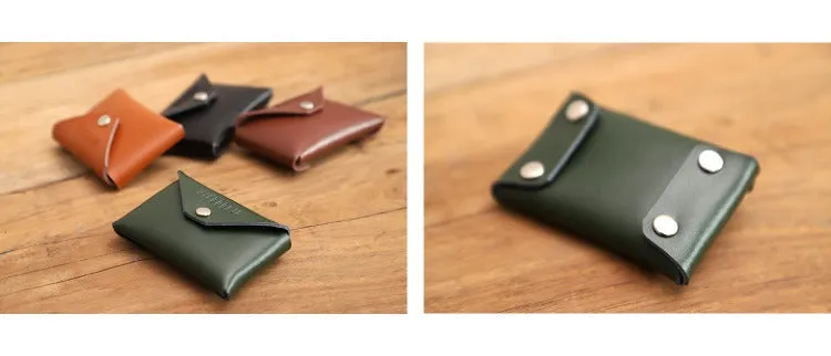 Cute Brown Leather Card Holder Women Coin Wallet Multi Card Wallets For Women