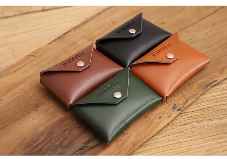 Cute Brown Leather Card Holder Women Coin Wallet Multi Card Wallets For Women