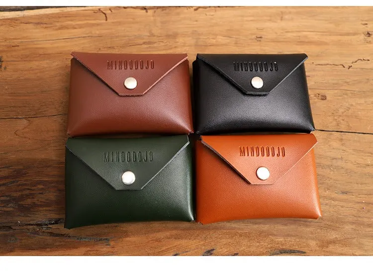 Cute Brown Leather Card Holder Women Coin Wallet Multi Card Wallets For Women