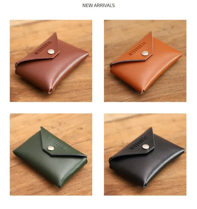 Cute Brown Leather Card Holder Women Coin Wallet Multi Card Wallets For Women