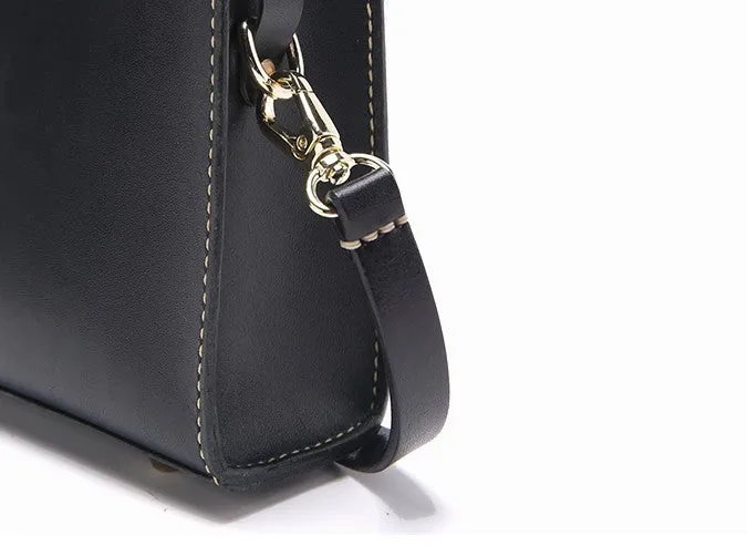 Cute Leather Red Womens Mini Chain Purse Handbag Chain Shoulder Bags for Women