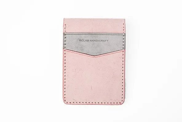 Cute Leather Womens Slim License Wallet Front Pocket Wallet Slim Card Wallet for Women