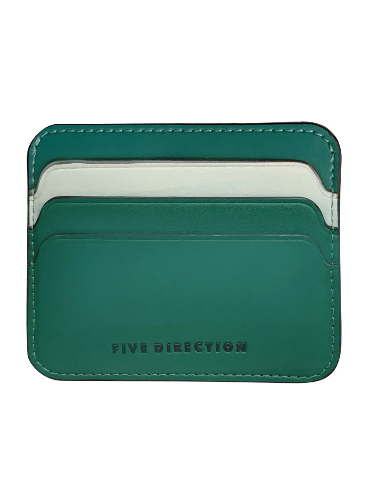 Cute Women Black Vegan Leather Card Holders Slim Card Wallet Minimalist Credit Card Holder For Women